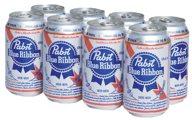 Pabst Blue Ribbon 12 x 16 in aluminum sign